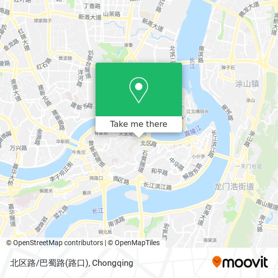北区路/巴蜀路(路口) map