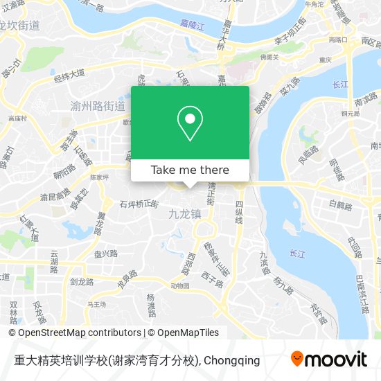 重大精英培训学校(谢家湾育才分校) map