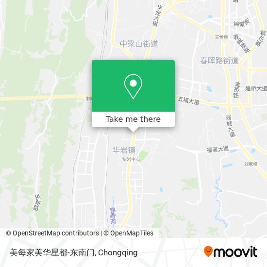美每家美华星都-东南门 map
