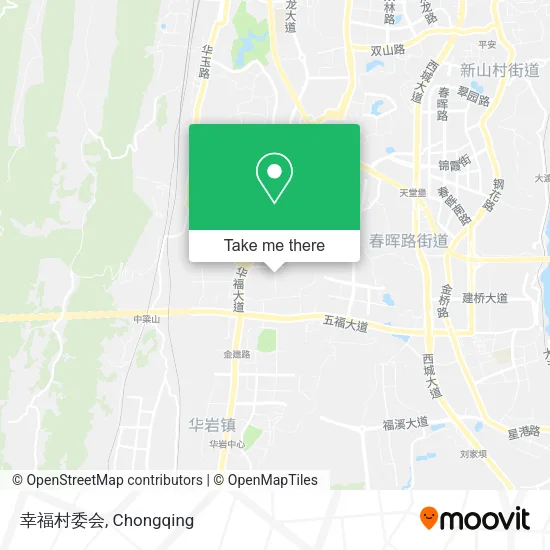 幸福村委会 map