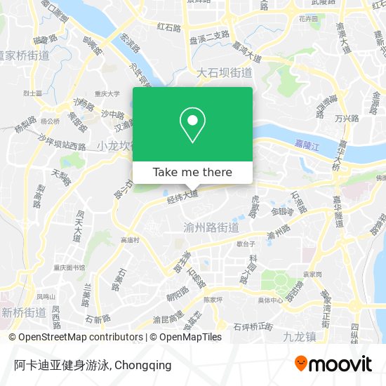 阿卡迪亚健身游泳 map