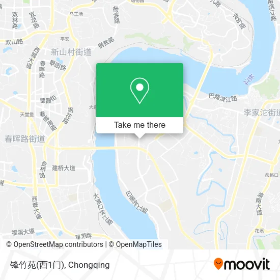 锋竹苑(西1门) map