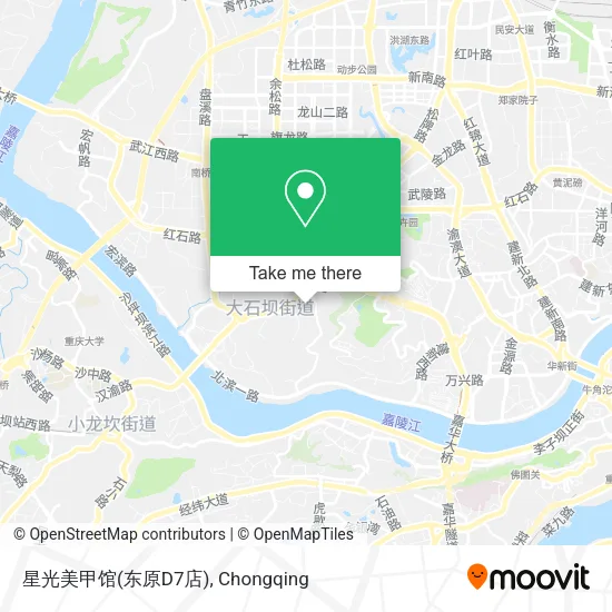 星光美甲馆(东原D7店) map