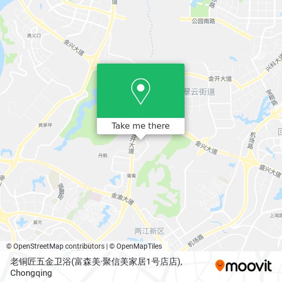 老铜匠五金卫浴(富森美·聚信美家居1号店店) map