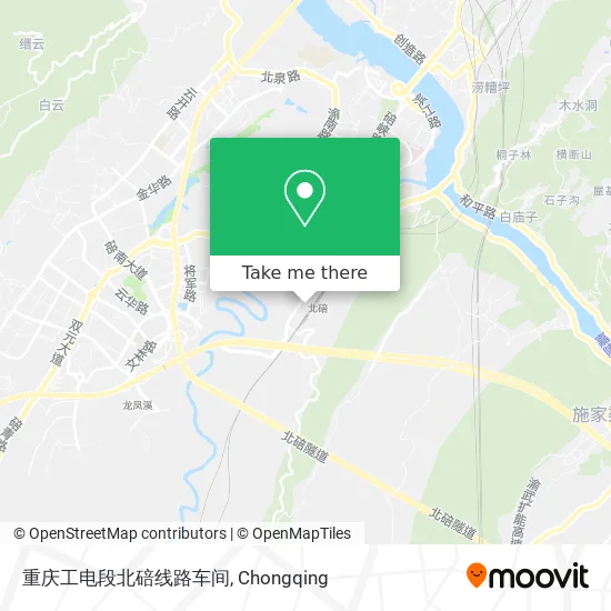 重庆工电段北碚线路车间 map