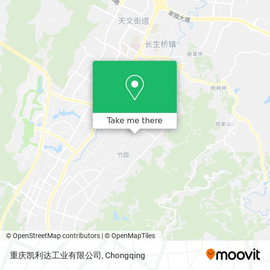 重庆凯利达工业有限公司 map