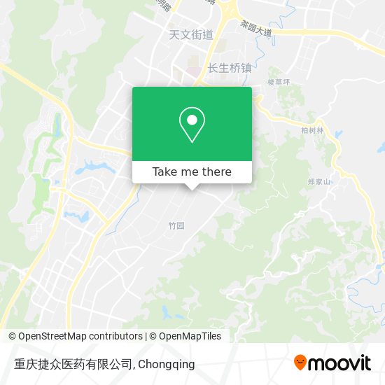 重庆捷众医药有限公司 map