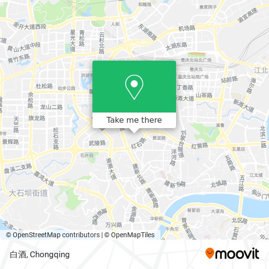 白酒 map