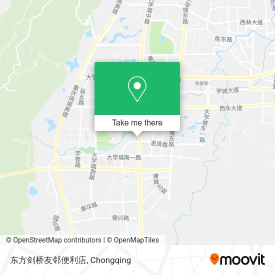 东方剑桥友邻便利店 map