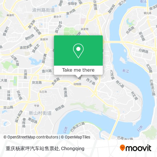 重庆杨家坪汽车站售票处 map
