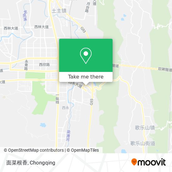 面菜根香 map