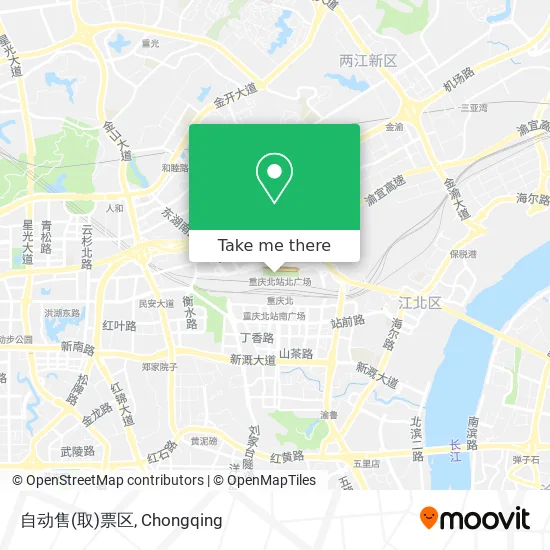 自动售(取)票区 map