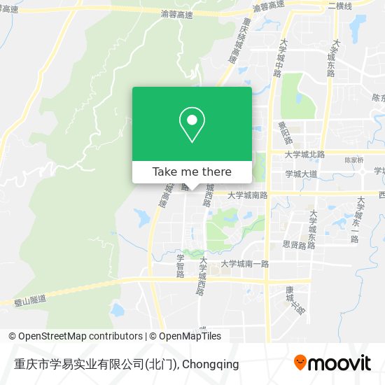 重庆市学易实业有限公司(北门) map