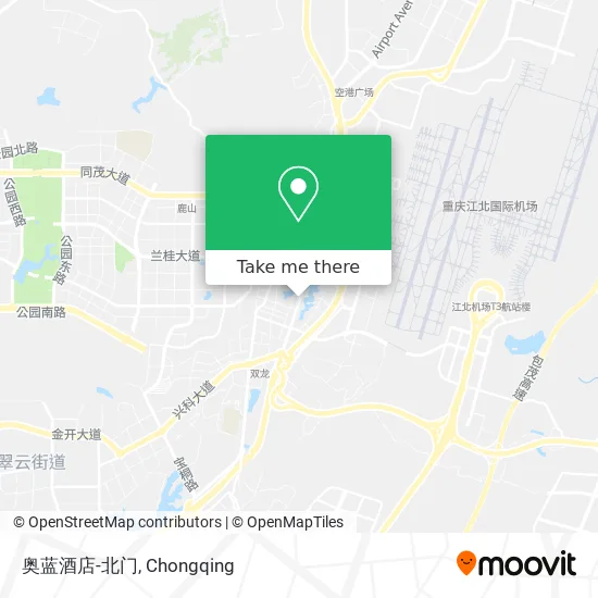 奥蓝酒店-北门 map