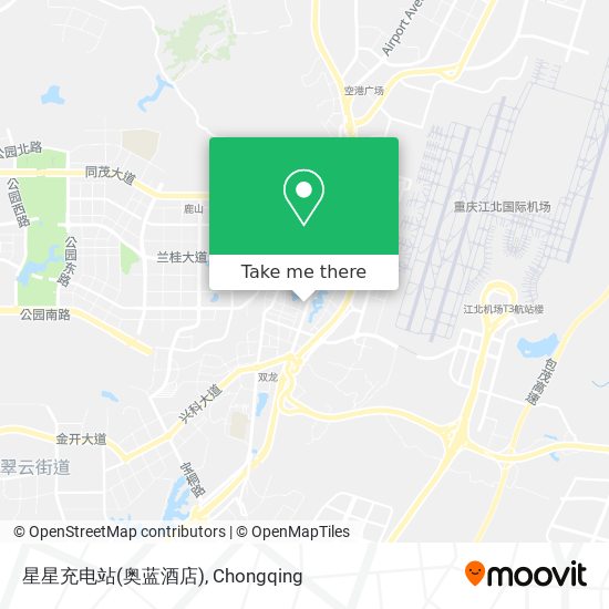 星星充电站(奥蓝酒店) map