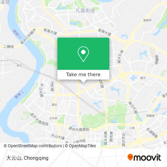 大云山 map