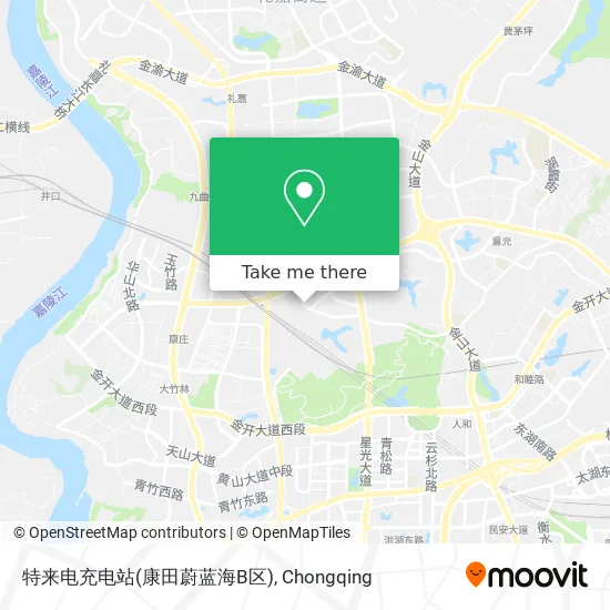 特来电充电站(康田蔚蓝海B区) map