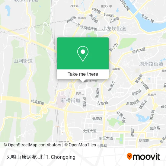 凤鸣山康居苑-北门 map