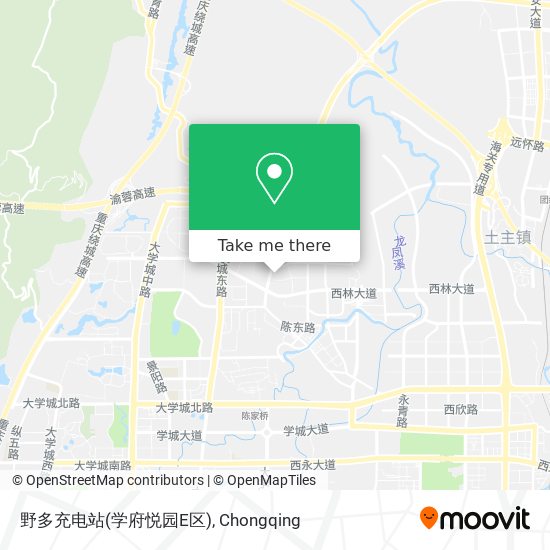 野多充电站(学府悦园E区) map
