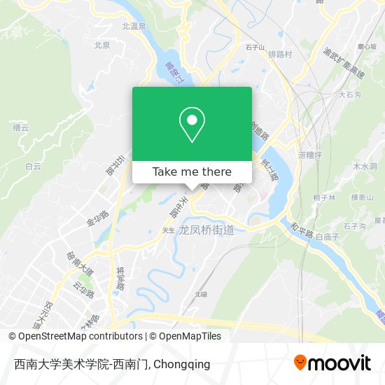 西南大学美术学院-西南门 map