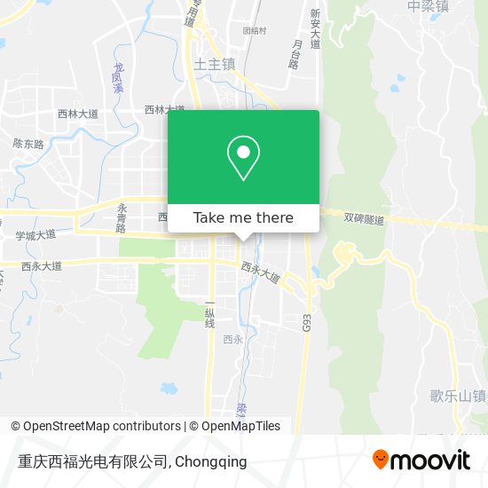 重庆西福光电有限公司 map