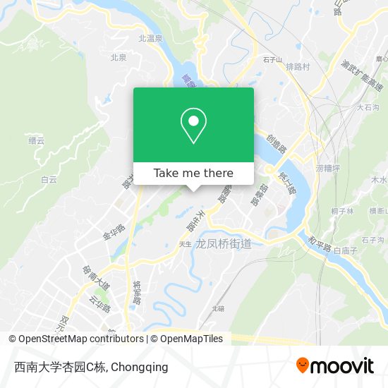 西南大学杏园C栋 map