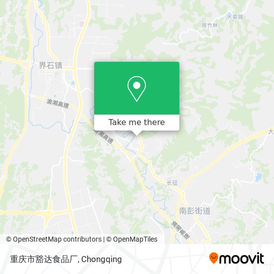 重庆市豁达食品厂 map