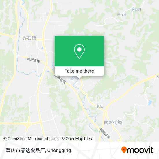 重庆市豁达食品厂 map