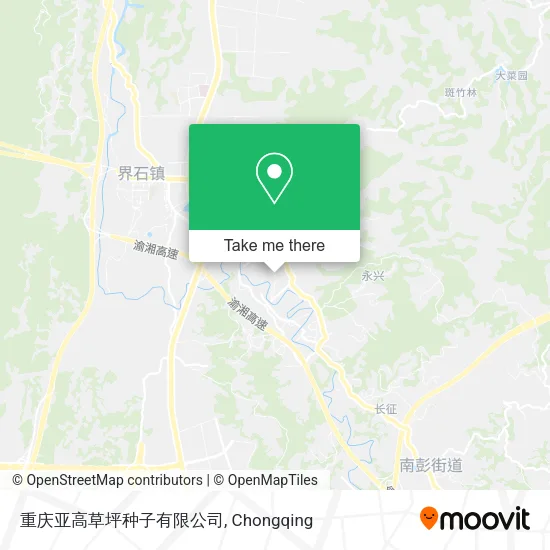 重庆亚高草坪种子有限公司 map