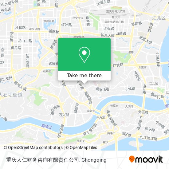 重庆人仁财务咨询有限责任公司 map