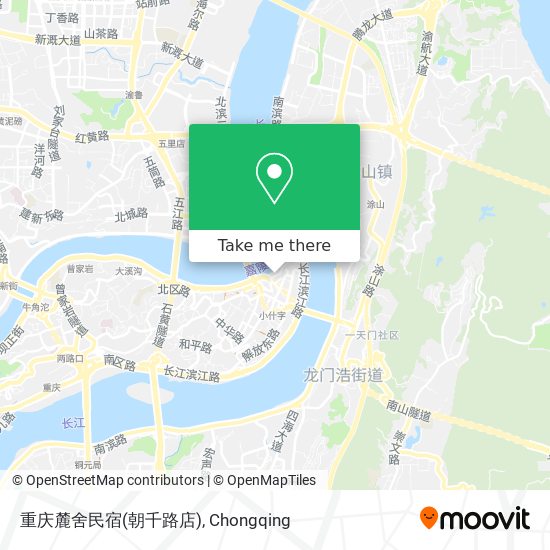 重庆麓舍民宿(朝千路店) map