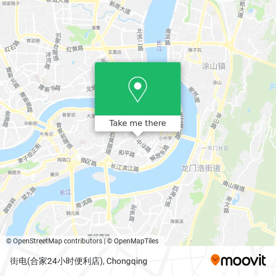 街电(合家24小时便利店) map