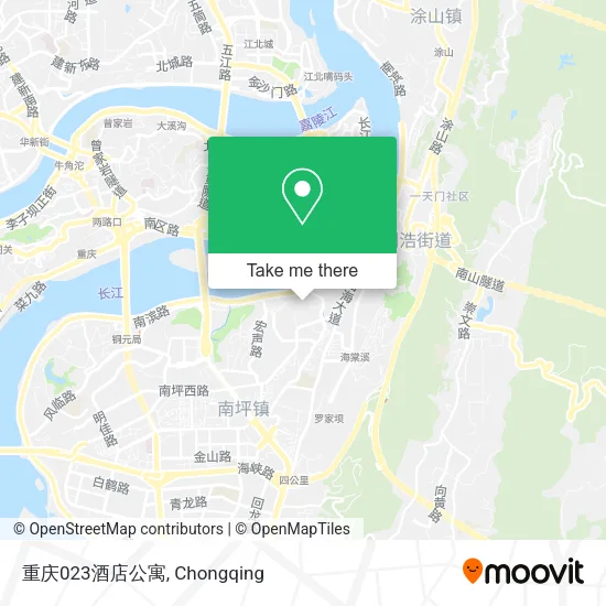 重庆023酒店公寓 map