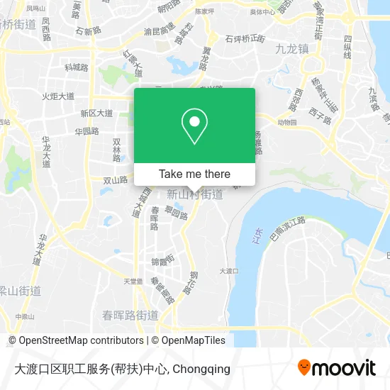 大渡口区职工服务(帮扶)中心 map