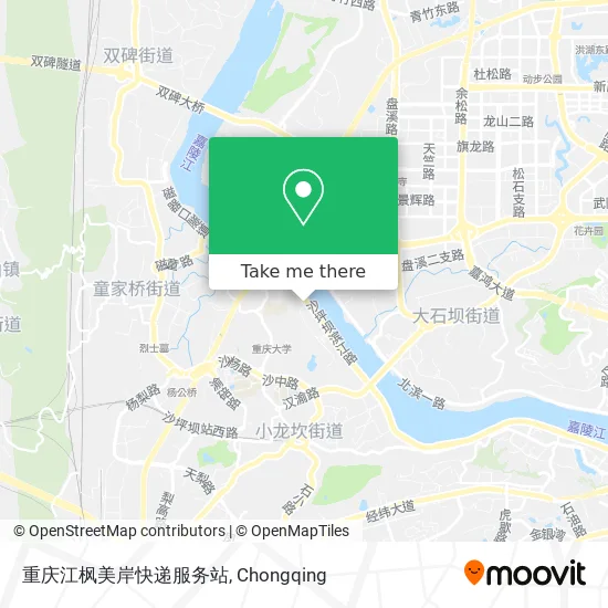 重庆江枫美岸快递服务站 map