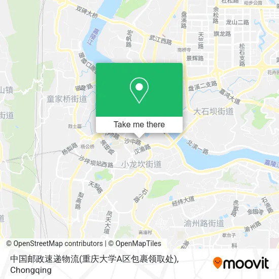 中国邮政速递物流(重庆大学A区包裹领取处) map