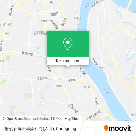 融创春晖十里雍和府(入口) map