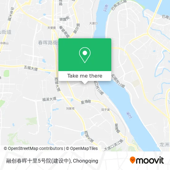 融创春晖十里5号院(建设中) map