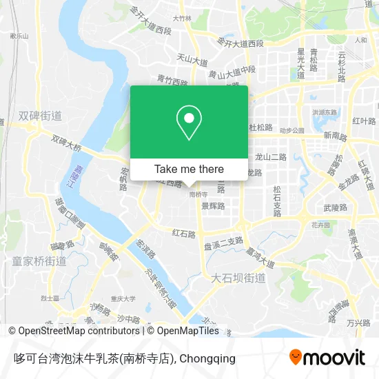 哆可台湾泡沫牛乳茶(南桥寺店) map