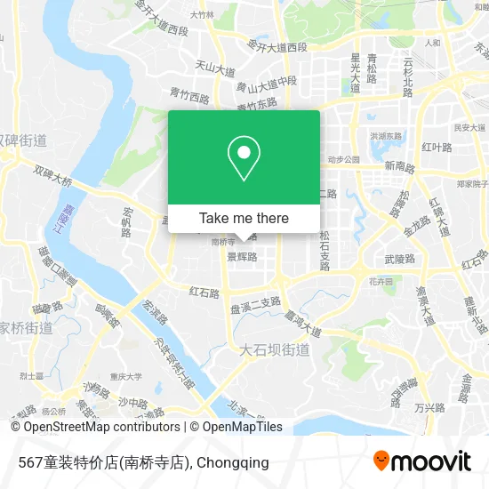 567童装特价店(南桥寺店) map
