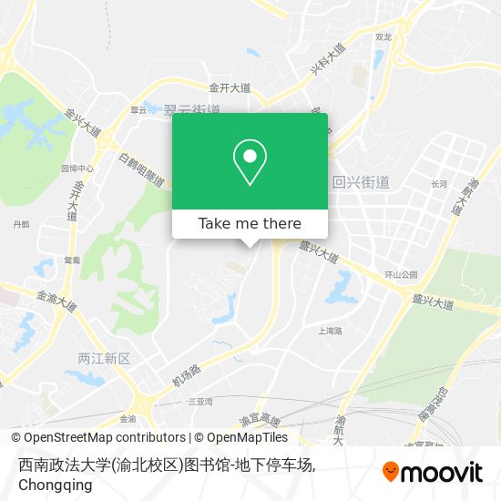 西南政法大学(渝北校区)图书馆-地下停车场 map