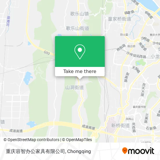 重庆容智办公家具有限公司 map