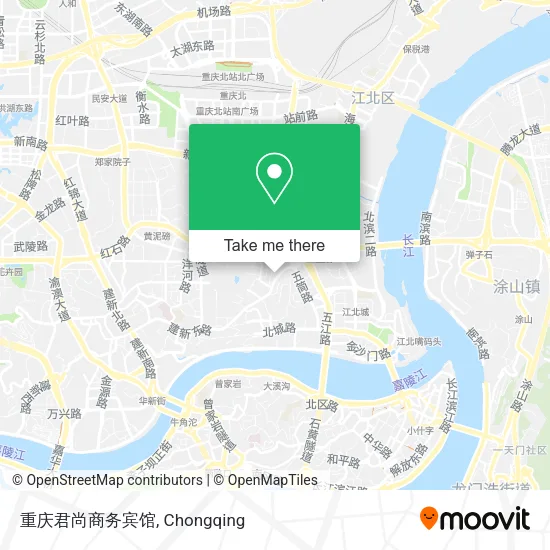 重庆君尚商务宾馆 map