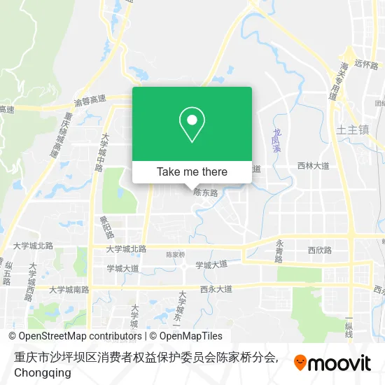 重庆市沙坪坝区消费者权益保护委员会陈家桥分会 map