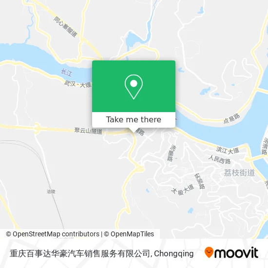 重庆百事达华豪汽车销售服务有限公司 map