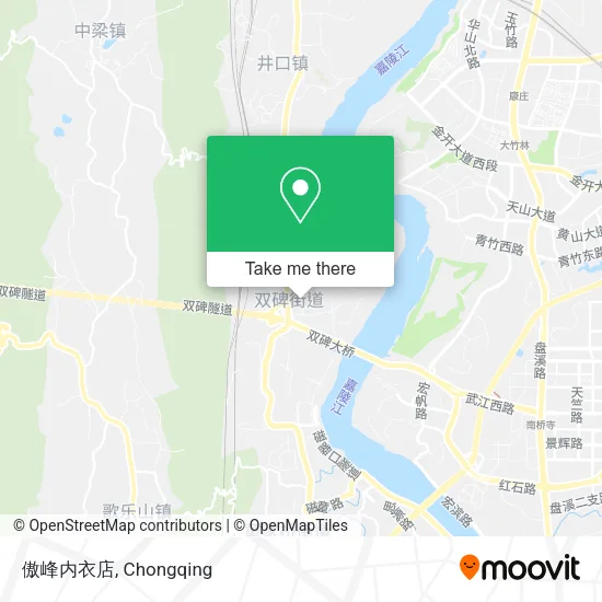 傲峰内衣店 map