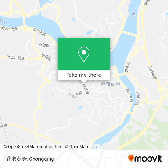 香港黄金 map