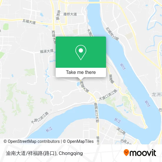 渝南大道/祥福路(路口) map