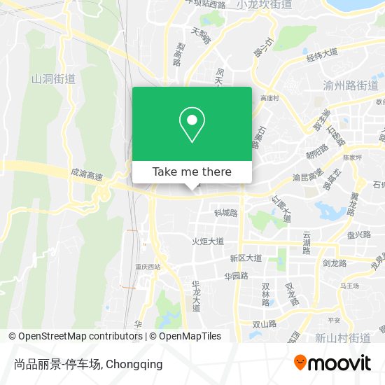 尚品丽景-停车场 map