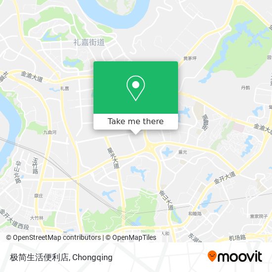 极简生活便利店 map
